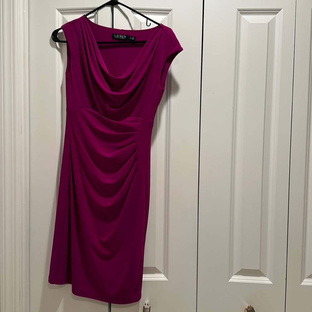 Lauren fuschia dress